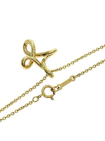 Tiffany & Co. Tiffany & Co. Infinity Cross Necklace, 18K Yellow Gold, Women's. (view 2)