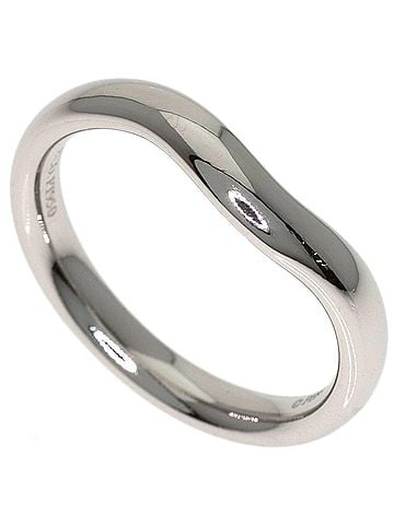 Tiffany & Co. Tiffany & Co. Curved Band Ring, Platinum PT950, Women's Ring. (view 1)