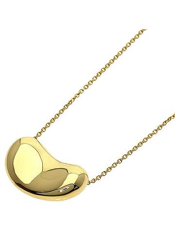 Tiffany & Co. Tiffany Bean Necklace, 18K Yellow Gold, Women's, TIFFANY&Co. (view 1)