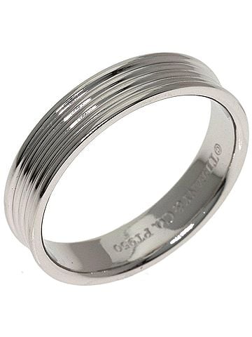 Tiffany & Co. Tiffany & Co. Band Ring, Platinum PT950, Women's Ring. (view 2)
