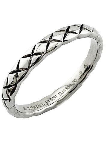 Chanel Chanel Coco Crush Ring, 1 Pt950 Platinum Women's CHANEL (view 1)