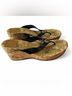 Tory Burch Black Gold Wedges Size 9 1/2 - photo 4