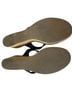 Tory Burch Black Gold Wedges Size 9 1/2 - photo 2