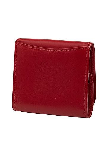 Salvatore Ferragamo Salvatore Ferragamo Gancini Wallet/Coin Purse, Red Gold Leather Plated, Women's (view 2)