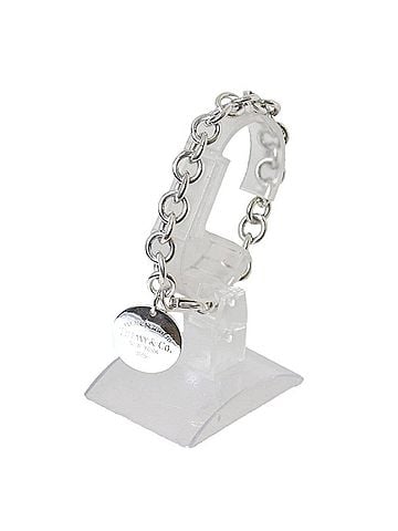 Tiffany & Co. Tiffany & Co. Return to Bracelet, Sterling Silver 925, Wrist circumference 19cm, Chain width 10mm, Motif diameter 23.4mm, Weight 36.5g, NT polished finish. (view 2)