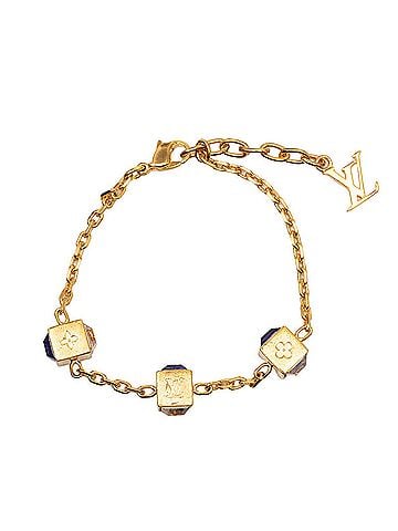 Louis Vuitton Louis Vuitton Bracelet Gamble M65209 Gold Purple Plated Women's LOUIS VUITTON (view 1)