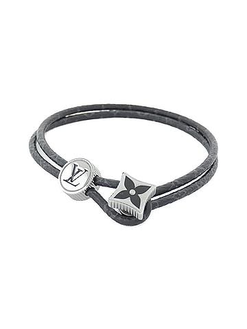 Louis Vuitton Louis Vuitton Monogram Eclipse Bracelet Catch It 19cm M8111E (view 1)