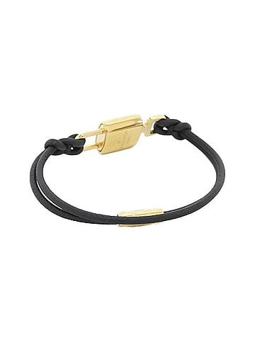 Louis Vuitton Louis Vuitton Bracelet LV Padlock 17cm M8138F (view 2)