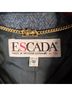 Escada 100% Wool Houndstooth Blue Blazer Size 6 - photo 3