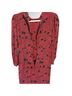 Escada 100% Rayon Leopard Print Red Black Cocktail Dress Size 8 - photo 7