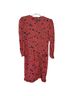 Escada 100% Rayon Leopard Print Red Black Cocktail Dress Size 8 - photo 10