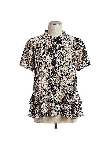 Veronica M. Short Sleeve Blouse (view 1)