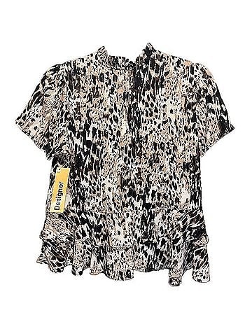 Veronica M. Short Sleeve Blouse (view 2)
