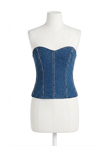 Show Me Your Mumu Baton Rouge Top in Blue Indigo (view 1)