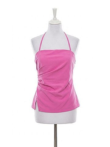 Astr Mel Halter Neck Top in Pink (view 1)