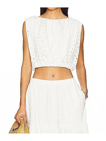 Astr Nalley Top in White (view 2)