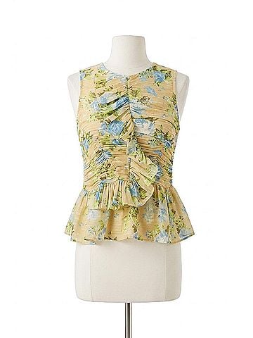 Hunter Bell Doering Top in Garden Rose Peri (view 1)