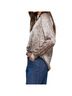 L'Agence Animal Print Gray Tyler Silk Blouse in Grey Multi Patch Leopard Size M - photo 4