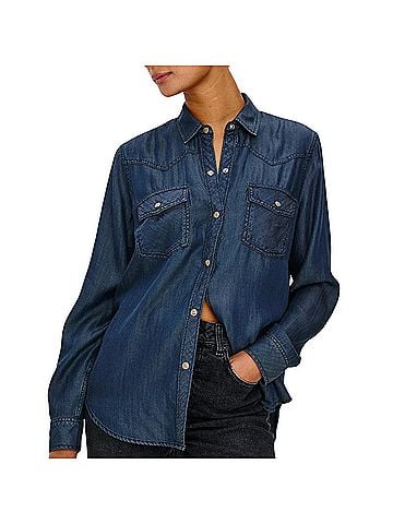 Rails Remi Button Up Shirt in Oceana (view 2)