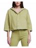 L'Agence Green Devi Hood Swing Coat in Mantis Size L - photo 2