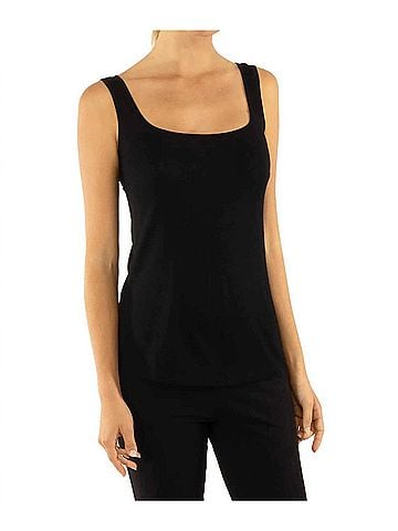 Gretchen Scott Designs Super Soft Vicose Tank Top in Black (view 2)
