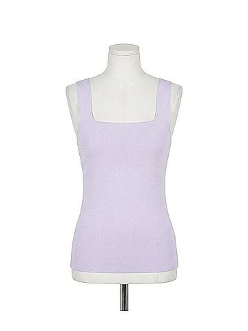 A.L.C. Victoria Knit Tank in Purple (view 1)