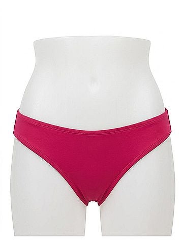 L'Agence Women's Nicole Classic Bikini Bottom in Pink (view 1)