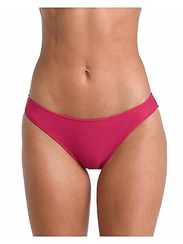 L'Agence Women's Nicole Classic Bikini Bottom in Pink (view 2)