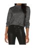 Astr Gray Arabella Open Back Sweater in Black / Silver Size XS - photo 2