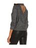Astr Gray Arabella Open Back Sweater in Black / Silver Size XS - photo 3