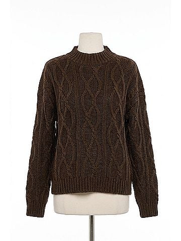 Elan Cocoa Knit Sweater in Brown (view 1)