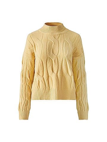 Astrid Women's Buttercup Cup Sweater in Yellow (view 2)