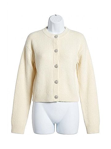Show Me Your Mumu Maggie Luxurious Cardigan in Marzipan (view 1)