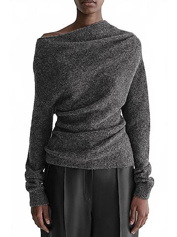 A.L.C. Freya Top in Charcoal (view 2)