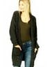 Active Basic Black Iris Chenille Cardigan in Black Size L - photo 2