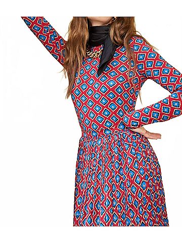 Hunter Bell Connor Long Sleeve Top in Red (view 2)