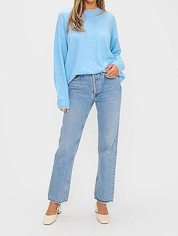 Show Me Your Mumu Feel Good Knit Sweater in Blue Me Away (view 2)