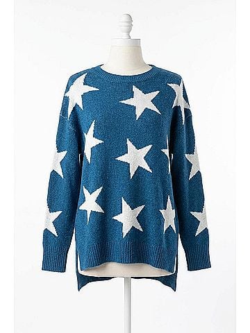 Show Me Your Mumu Bronson Sweater in Blue (view 1)