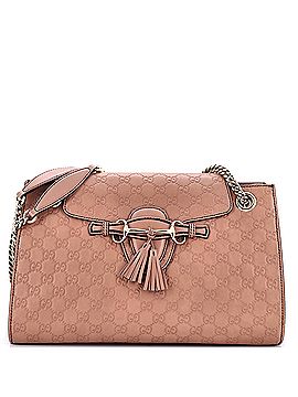 Gucci Emily Chain Flap Shoulder Bag Guccissima Leather Large (view 1)