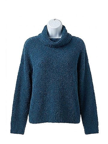 Elan Margo Sweater in Teal Blue (view 1)