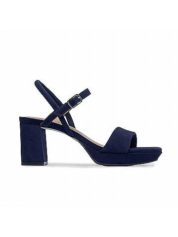 Bernardo Women's Canto Platform Sandal in Navy (view 1)