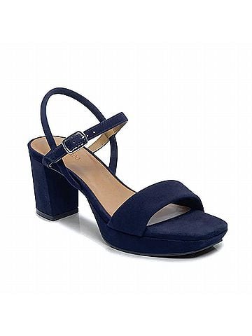 Bernardo Women's Canto Platform Sandal in Navy (view 2)