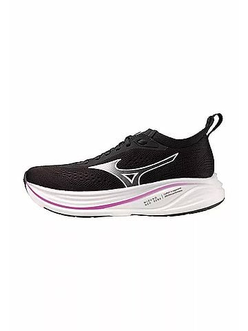 Mizuno Women's Neo Zen 2 Running Shoes in Black Sand-White (view 2)