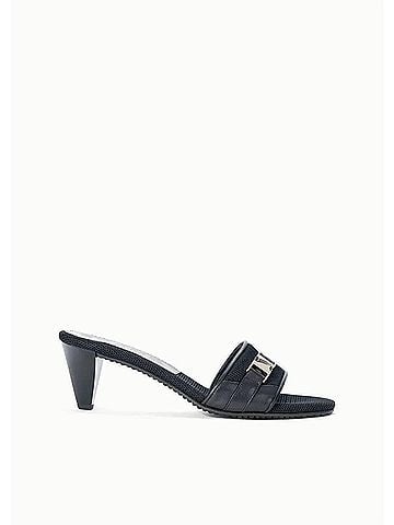 STAUD Women's Veda Heel Sandal in Black (view 1)