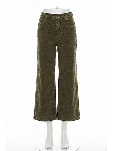 Pistola Penny Crop High Rise Wide Leg Pant in Sequoia (view 1)