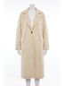 Elan Solid White Florentine Long Coat in White Size M - photo 1