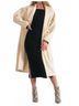 Elan Solid White Florentine Long Coat in White Size M - photo 3