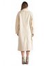 Elan Solid White Florentine Long Coat in White Size M - photo 5