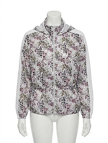 Anatomie Printed August Windbreaker Jacket in Girraffee (view 1)