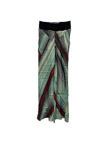 Rick Owens Rick Owens Printed Straight-Leg Trousers in Multicolor Viscose (view 1)